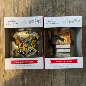 Hallmark Harry Potter Ornaments Set of 2 NIB